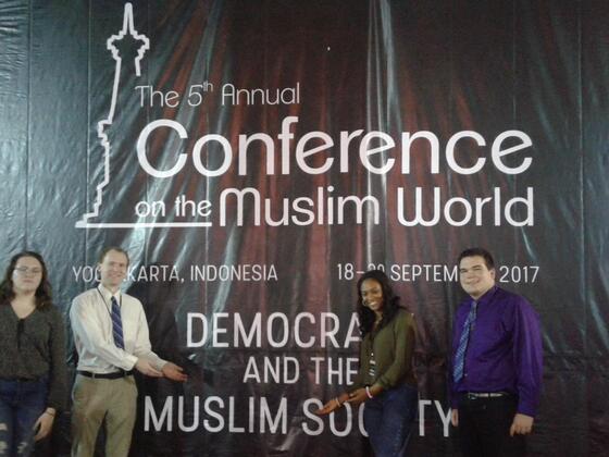 National Security Fellows students attend the 5th annual conference on the muslim world in Indonesia