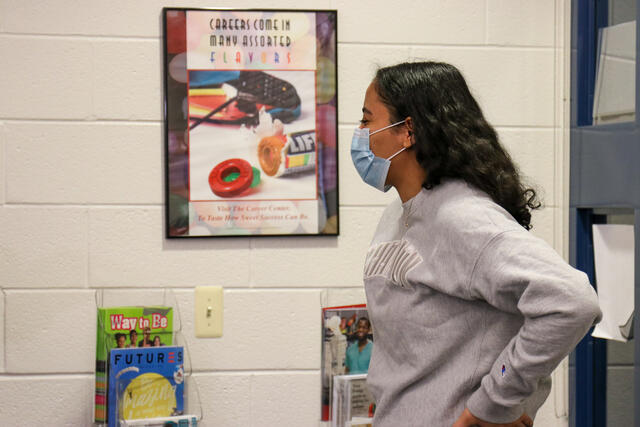 Sarah Youssef was surprised on Wednesday, March 17 with a Dorsey Scholarship.
