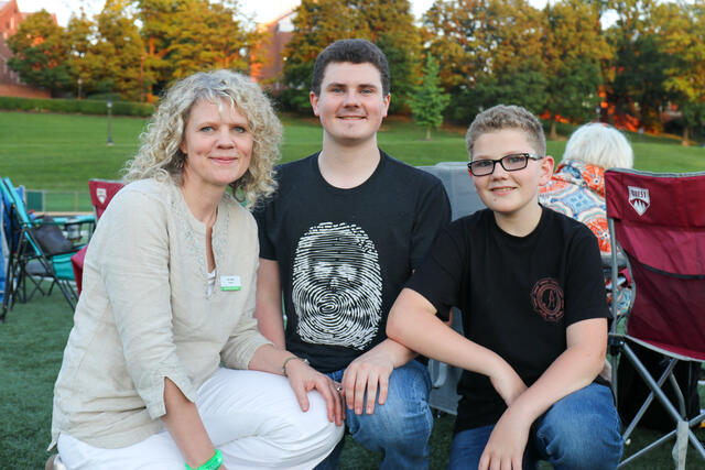 Dr. Jasken with her sons