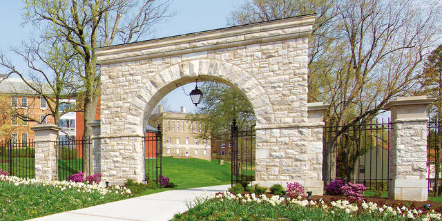 The Arch in Spring.