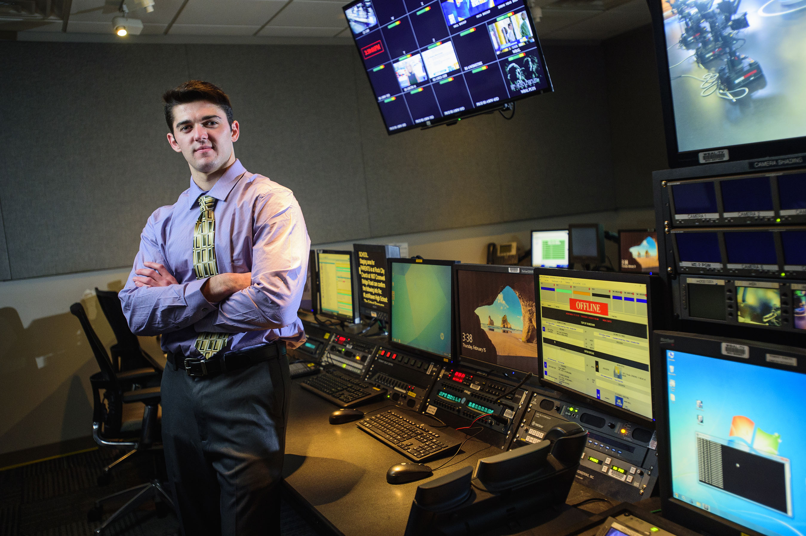 Intern at WBAL studio