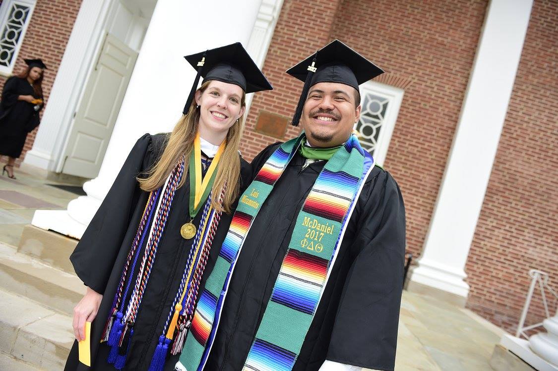 students at commencement McDaniel College