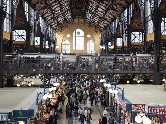 Budapest market.