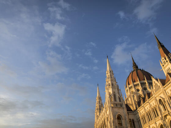 Budapest city building.