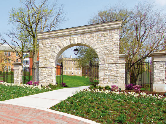 The Arch in Spring.