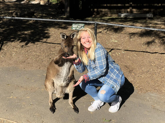 Sara Hegna study abroads in Australia. 