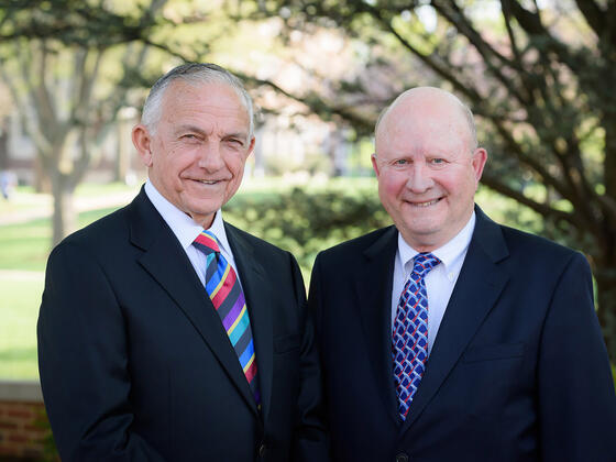 Richard Klitzberg and Les Alperstein were awarded Trustee Alumni Awards