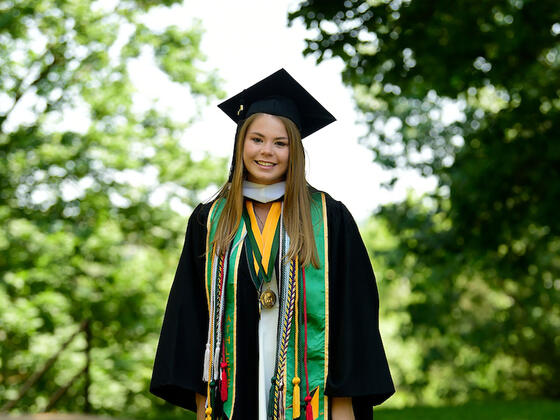 Taylor Bauman 2019 Argonaut and Mary Ward Lewis awardee