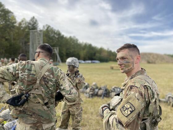 ROTC Cadets in the Field