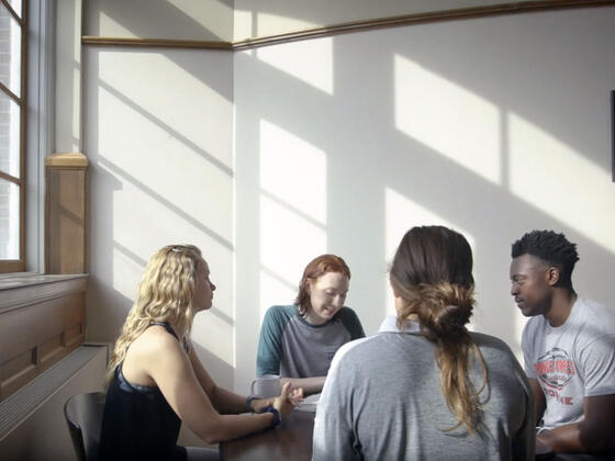 Students at the Writing Center