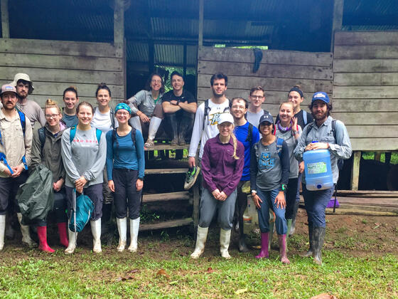 Forest Online students who traveled to Peru 