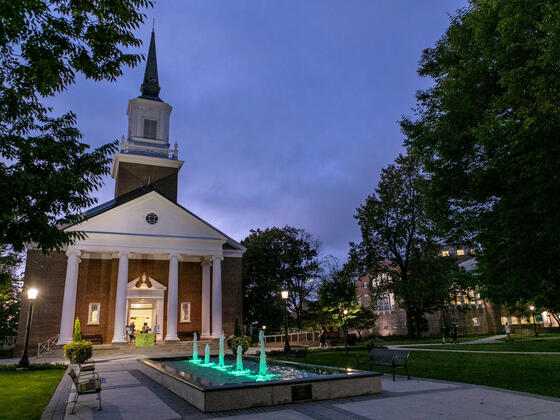 The McTeer-Zepp Plaza sits at the heart of McDaniel’s campus, named for prominent Civil Rights attorney Victor McTeer '69, one of the College’s first African-American graduates, and Ira Zepp '52, Professor Emeritus of Religious Studies.