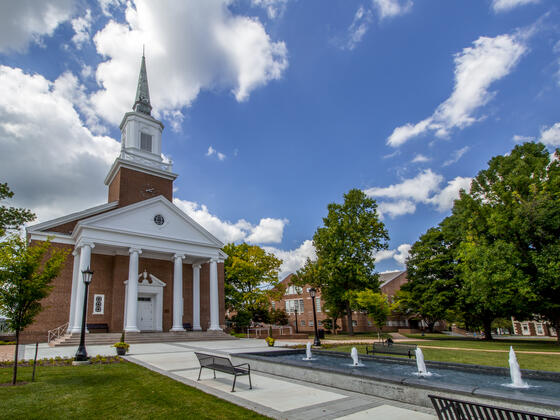 The McTeer-Zepp Plaza sits at the heart of McDaniel’s campus, named for prominent Civil Rights attorney Victor McTeer '69, one of the College’s first African-American graduates, and Ira Zepp '52, Professor Emeritus of Religious Studies. 