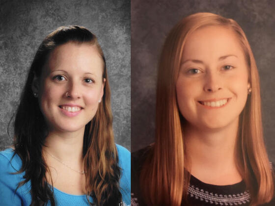 Claire Frances Roberts and Sarah Grace Watcher received top graduate awards.