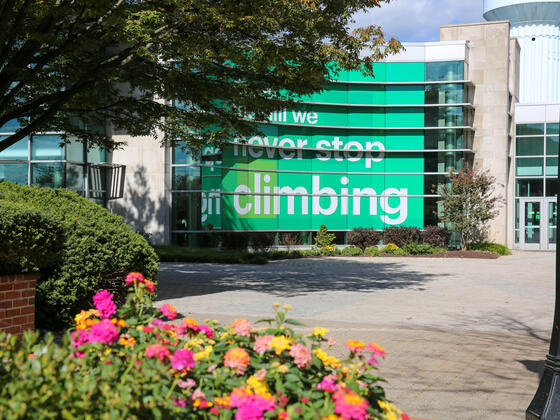 Never Stop Climbing - Gill Center