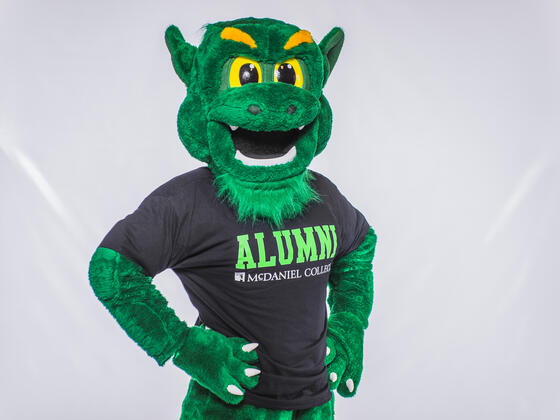 Green Terror in Alumni Shirt