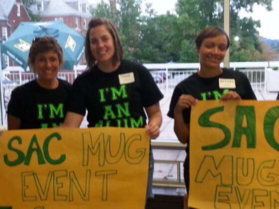 SAC Mug Event Alumni Volunteers