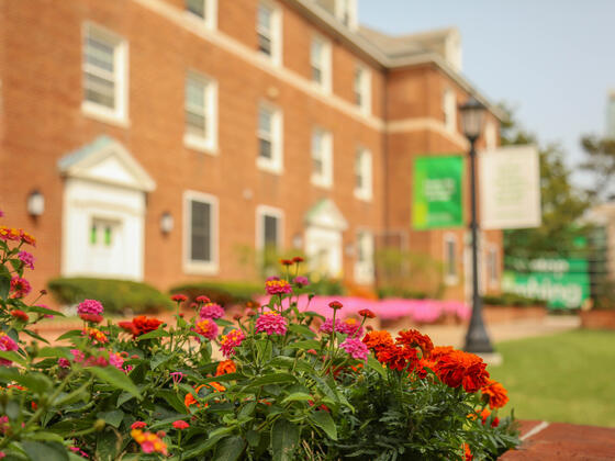 Outside of Albert Norman Ward Hall (ANW)