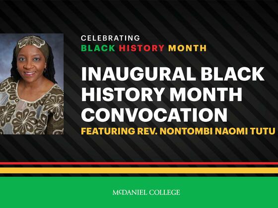 Black History Month Convocation graphic