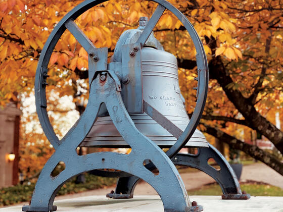 Bell in fall 