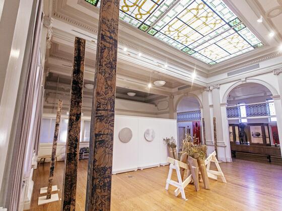 The Esther Prangley Rice Gallery in Peterson Hall on campus. 
