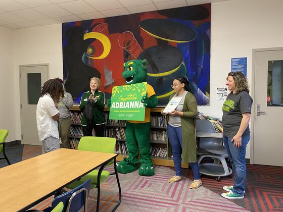 CollegeBound Scholarship Surprise Adrianna Coe