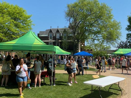 McDaniel College Earth Day fair 