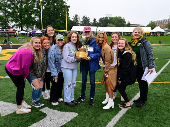 Homecoming 2022 Brandt cup winner and Homecoming Queen winner