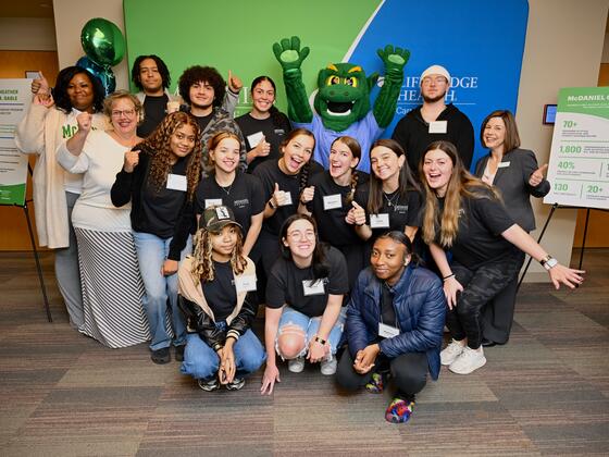 McDaniel Nursing students announcement