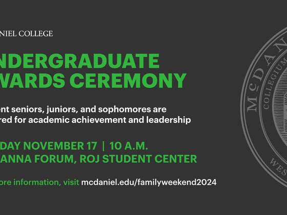 Undergraduate Awards digital sign