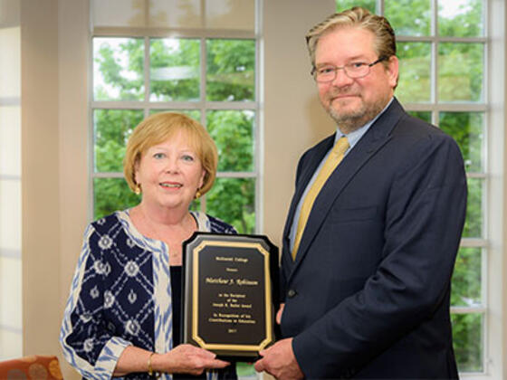 Photo of Ann Bailer Fisher and Matthew J. Robinson