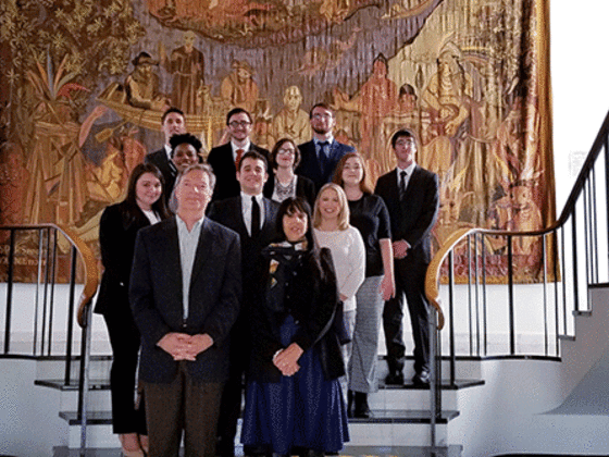 McDaniel College students at Model European Union in Washington, D.C.