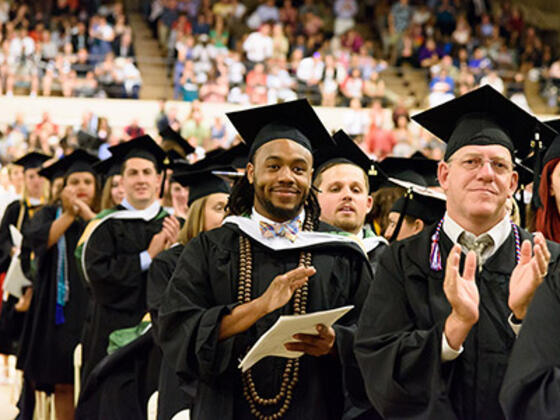 Photo of McDaniel College Commencement ceremony