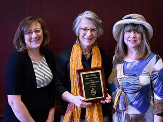 Photo of Michele Gribben, Susan Williamson and Pam Zappardino