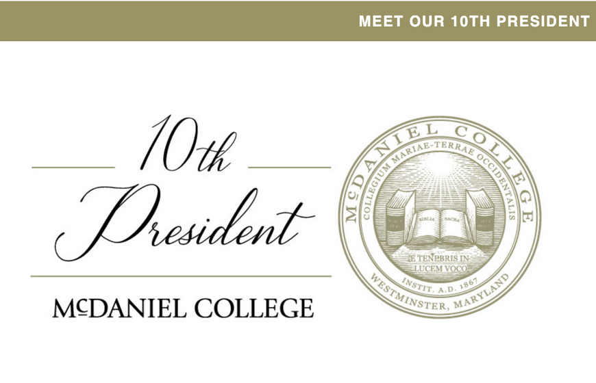 10th president wordmark