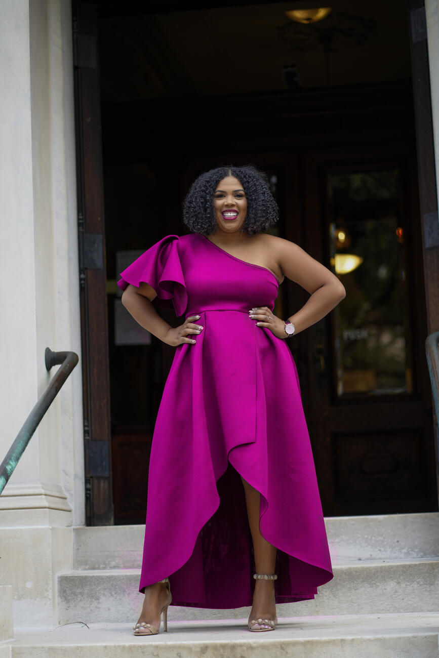 Ashley Day-Gibbs ’12 is the founder of Women Leading Baltimore, a nonprofit mentoring organization serving young Black girls in her hometown of Baltimore. Photo by Jermaine Gibbs.