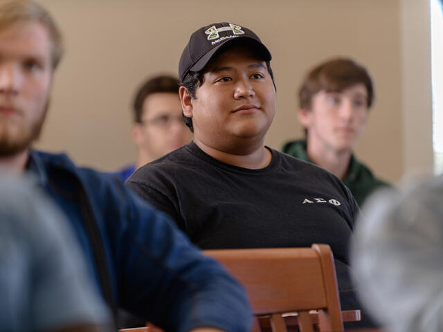 Students in classroom.