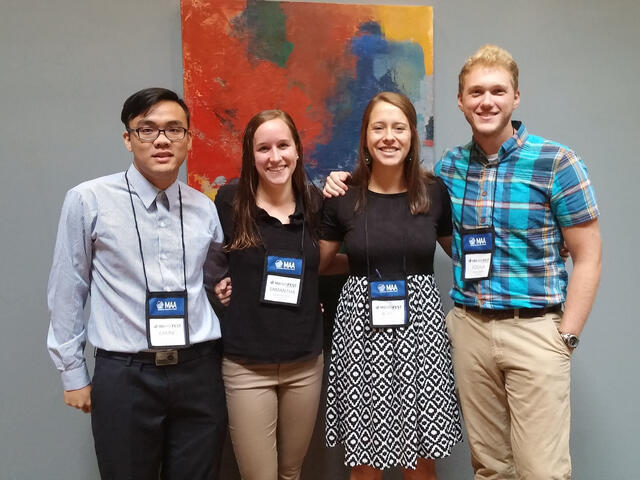 Group of students at Math Conference.