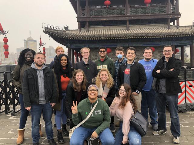 model un students in china