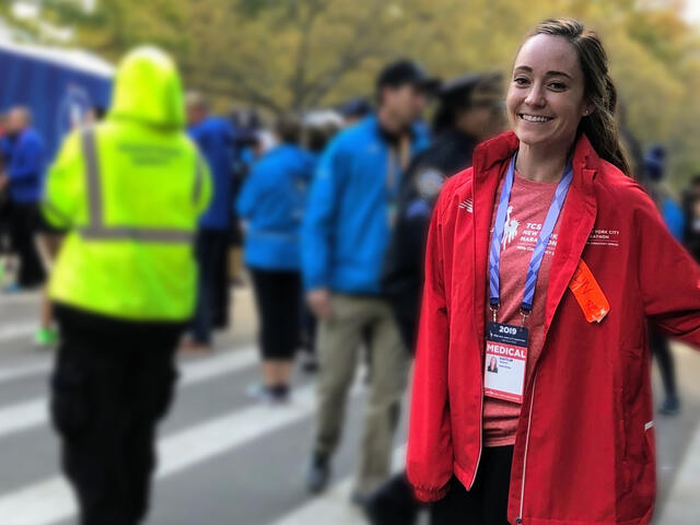 Kaitlin Mahoney at NY marathon 2019
