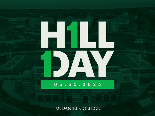 One Hill, One Day logo with March 30 date