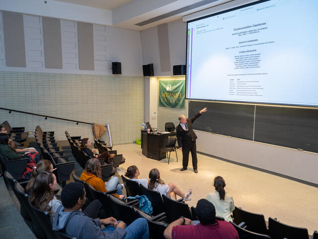 Faculty member presents at Academic Symposium