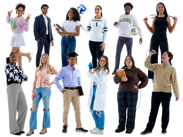 2025 Senior Profiles posing