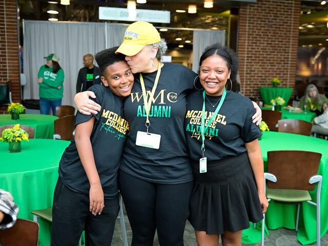 An alum and legacy children