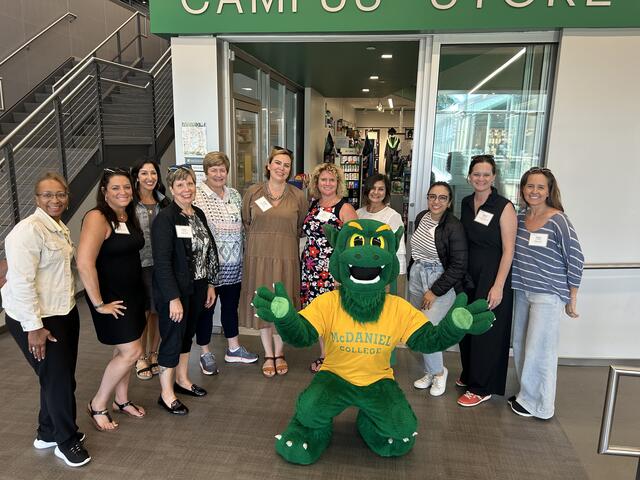 Counselors visiting before the 2023 NACAC in Baltimore.