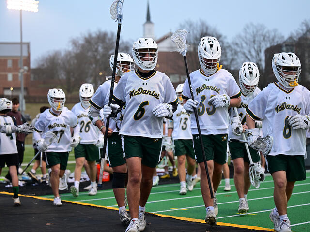 men' lacrosse takes the field, spring 2026