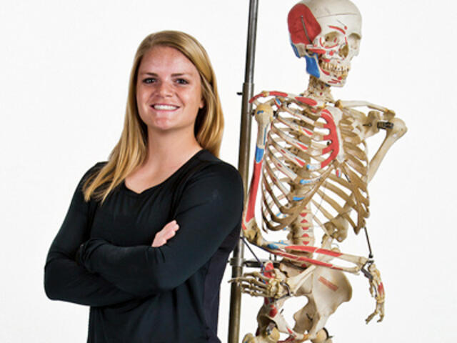 McDaniel College senior Olivia Maenner