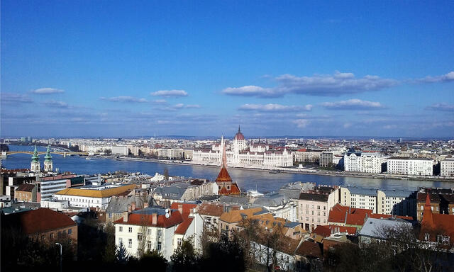 A view of Budapest.