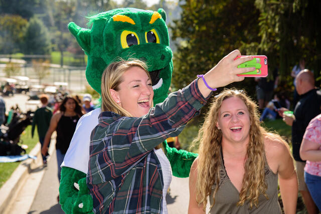 Selphie with the Green Terror.