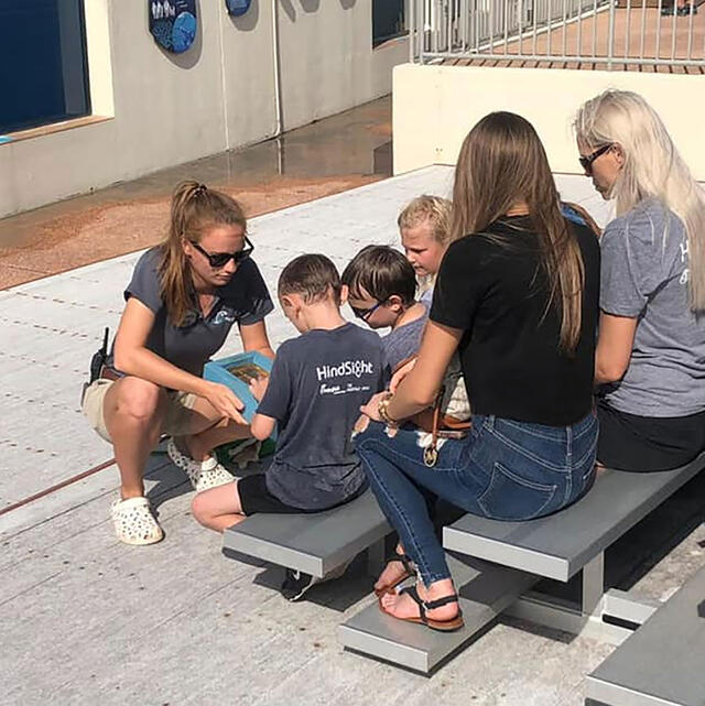 Ashley Pritchard '16 teaching at Marineland